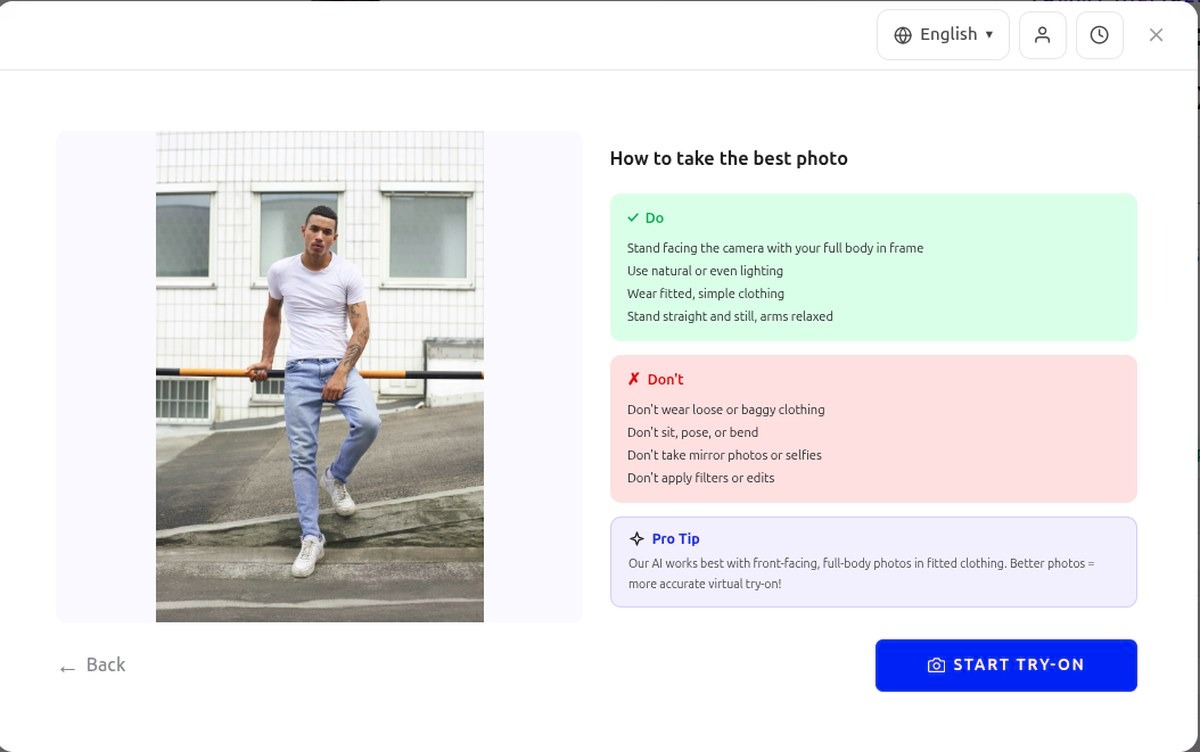 Upload one photo.